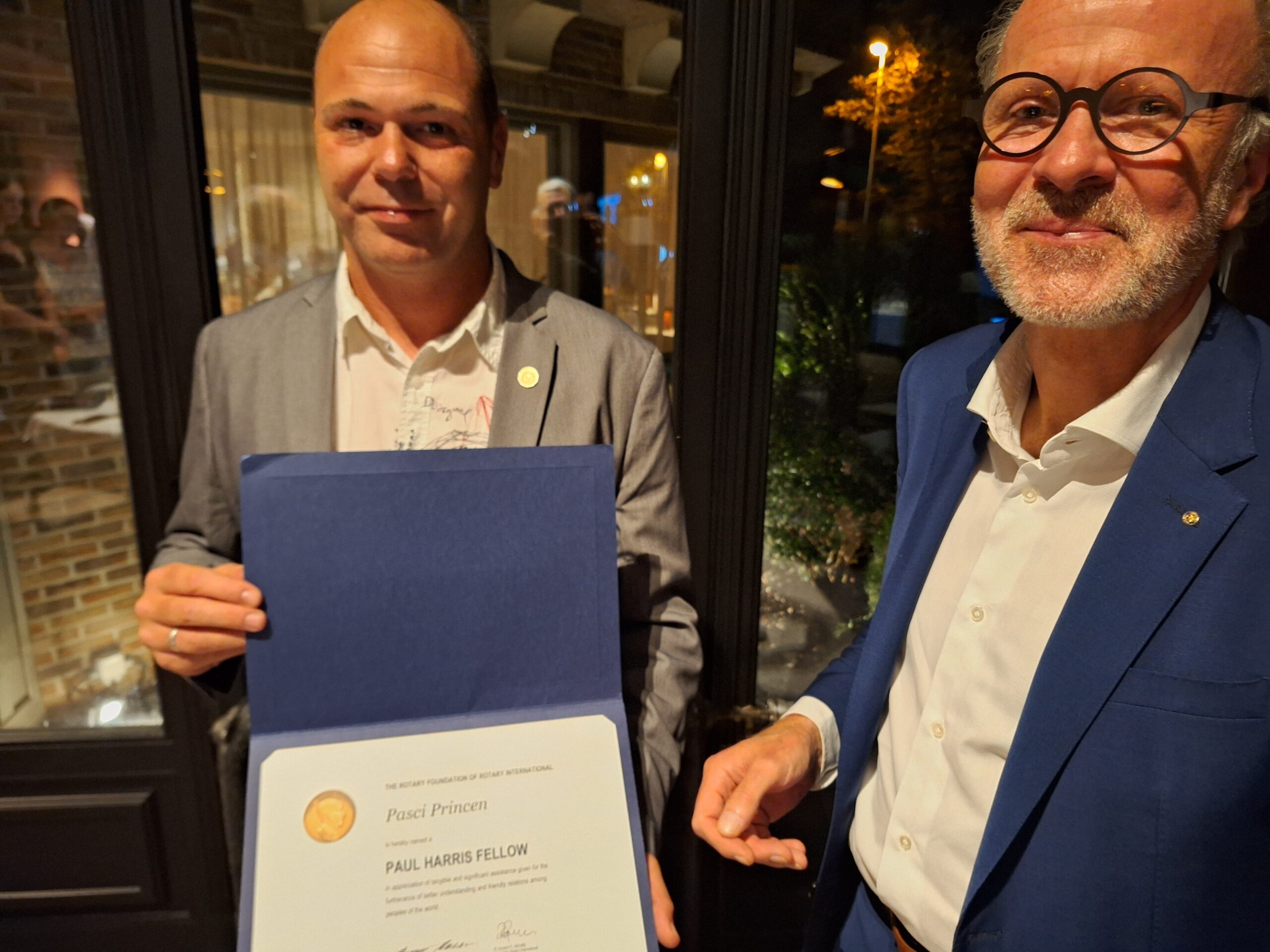 We ontvingen Pasci, zijn collega Ferdinant en Jo Janssen (project Kebene)
