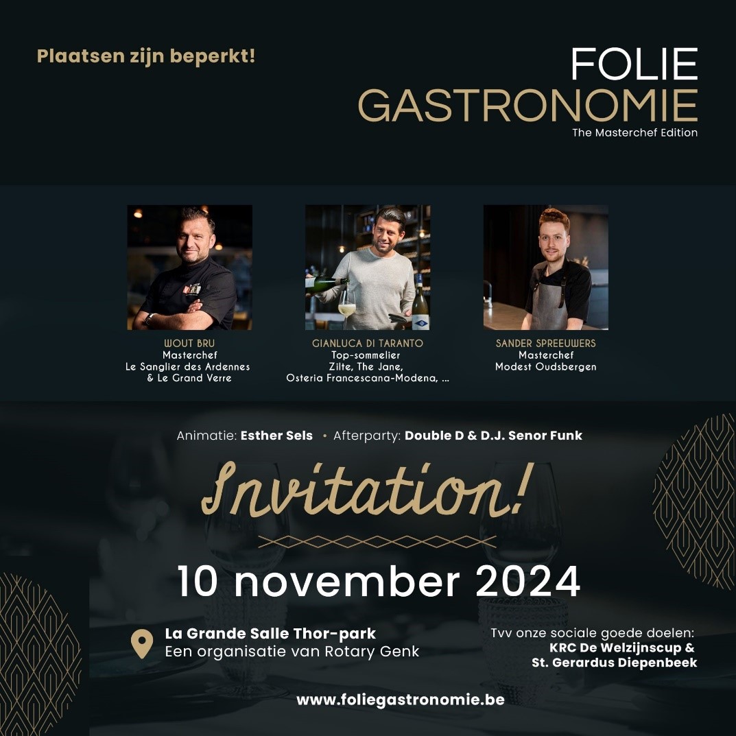 Folie Gastronomie 10 november 2024