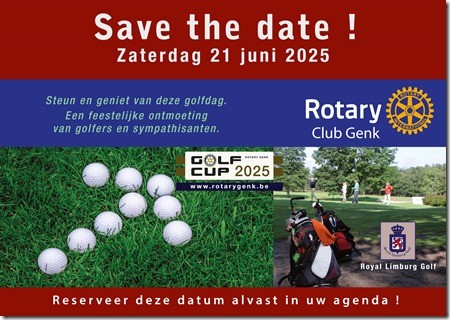 Golfevent Rotary Genk. Zaterdag 21 juni 2025